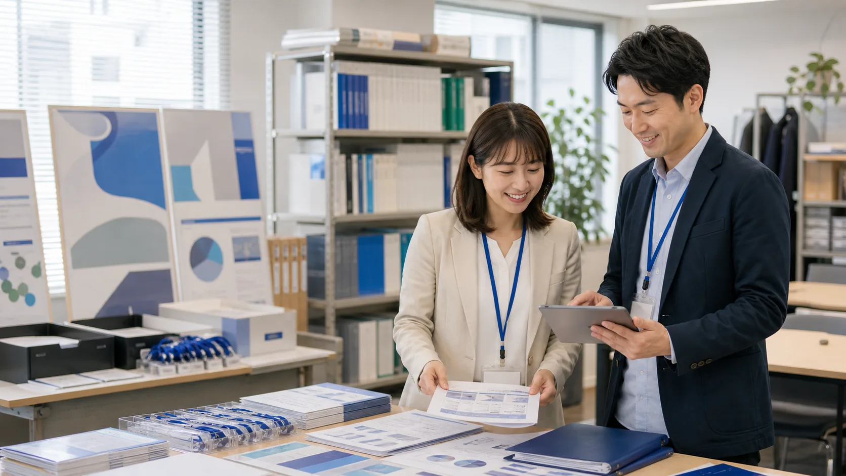 会員書類・発表資料の自動整理AIのイメージ