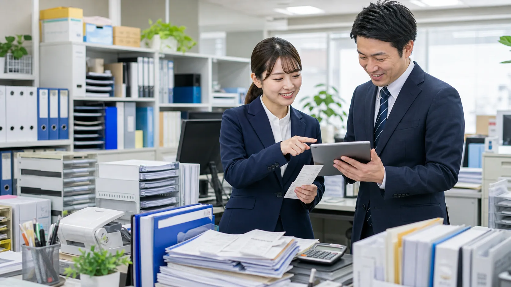 請求書・領収書の自動整理AIのイメージ
