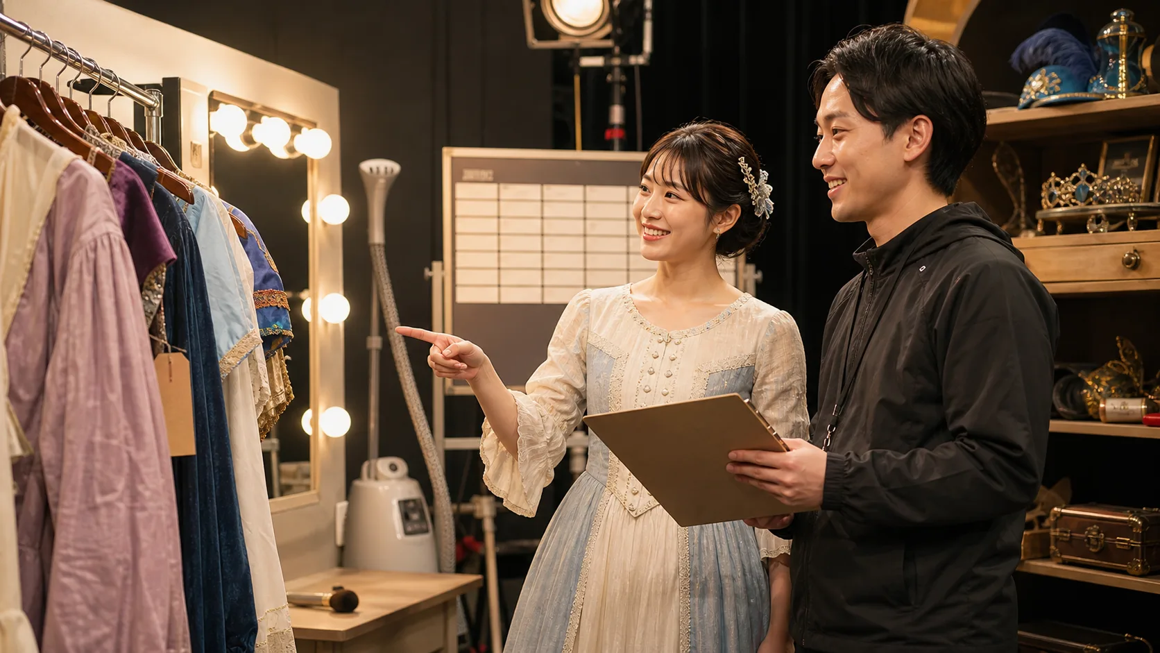 出演資料・台本の自動整理AIのイメージ