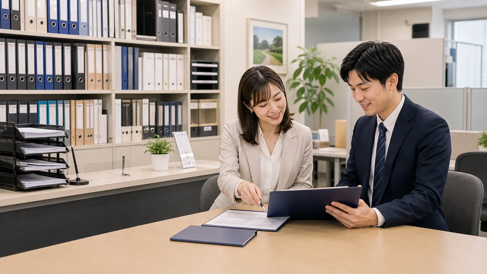 申請書・許認可書類の自動整理AIのイメージ
