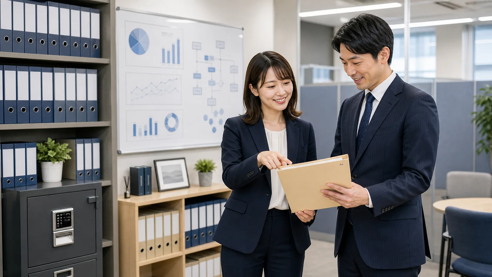 監査調書・確認資料の自動整理AIのイメージ