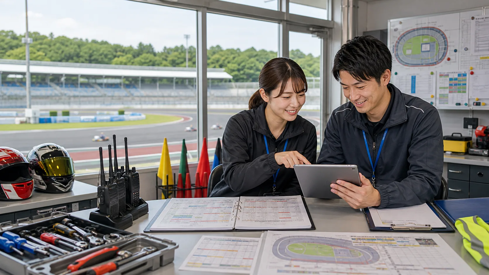 開催資料・施設記録の自動整理AIのイメージ