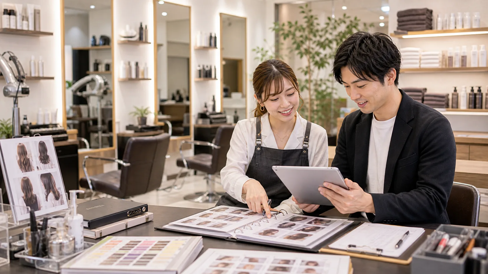 顧客写真・同意書の自動整理AIのイメージ