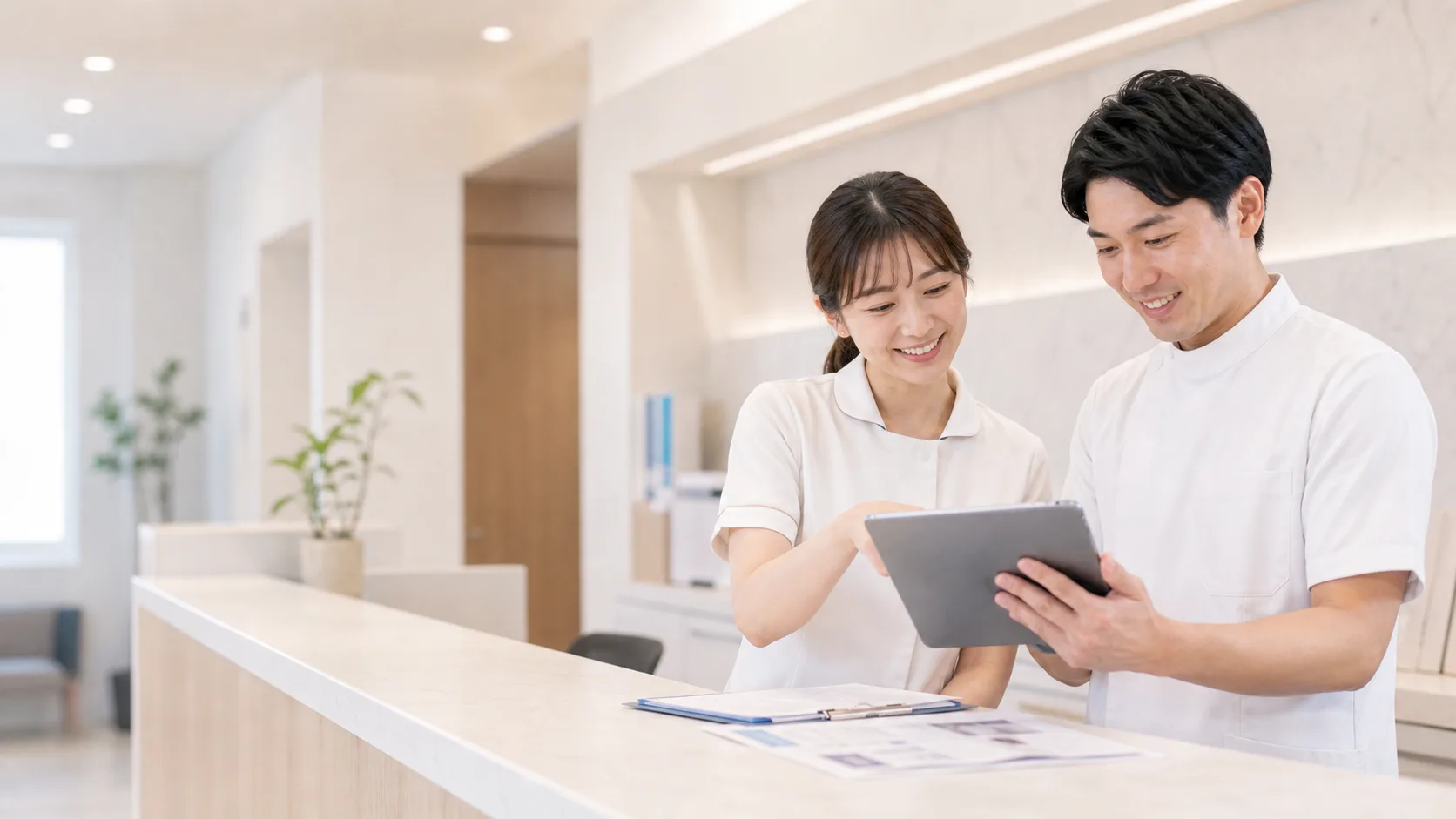 患者書類・受付書類の自動整理AIのイメージ