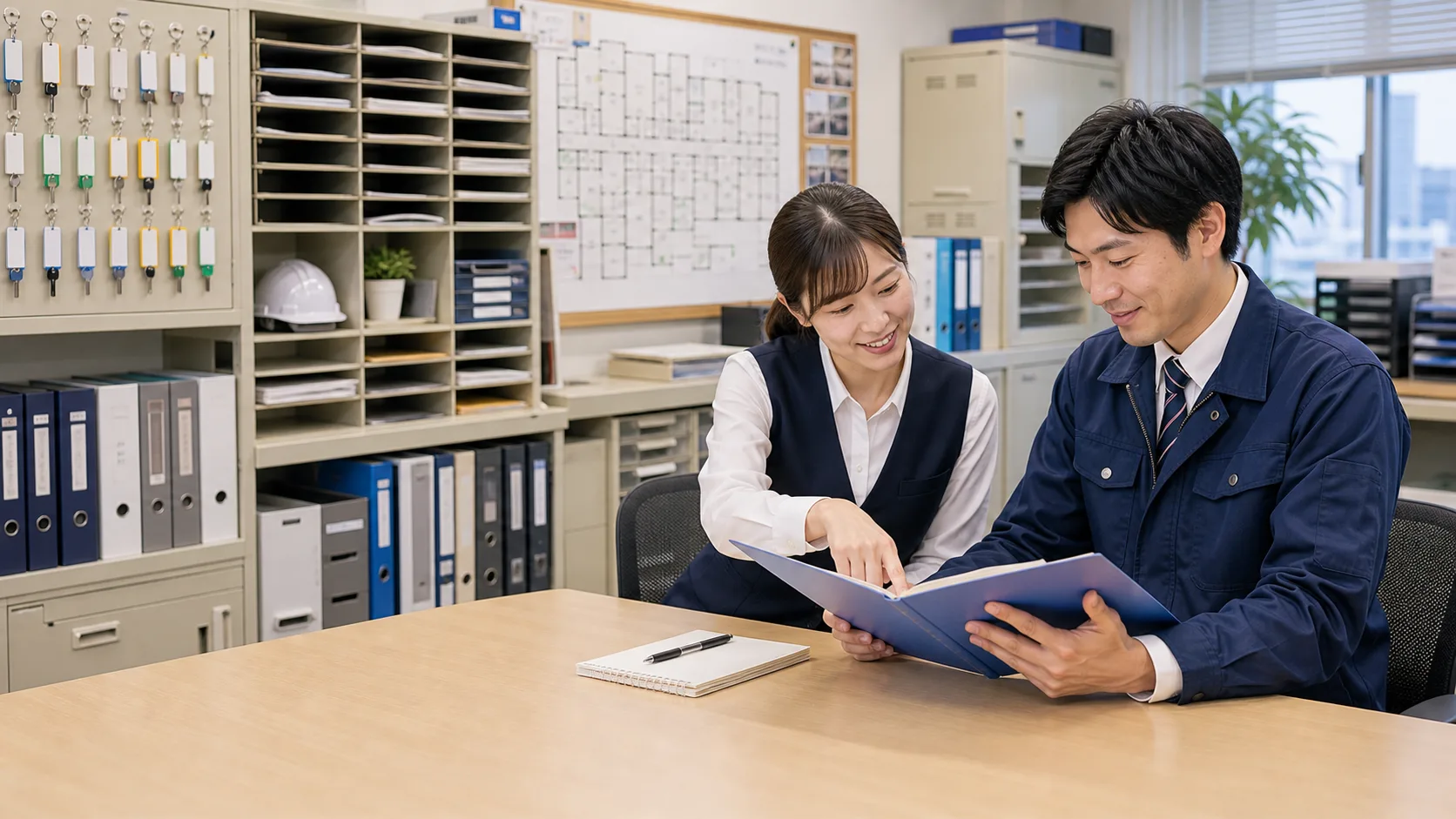 理事会資料・修繕写真の自動整理AIのイメージ