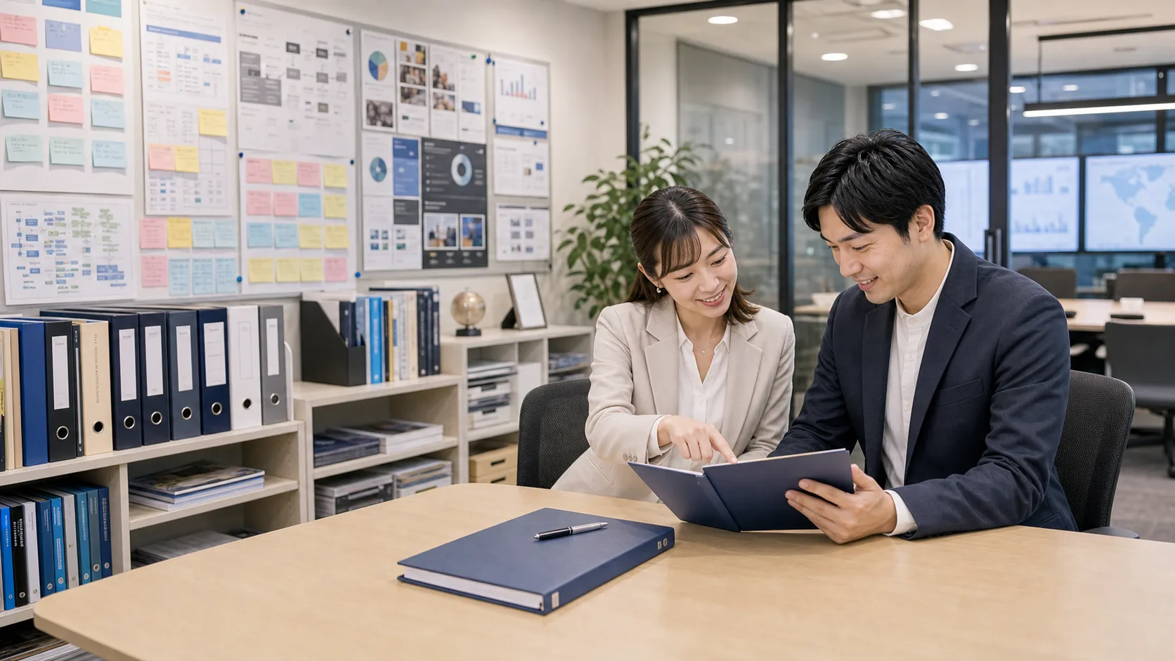 協業検討資料・投資検討資料の自動整理AIのイメージ