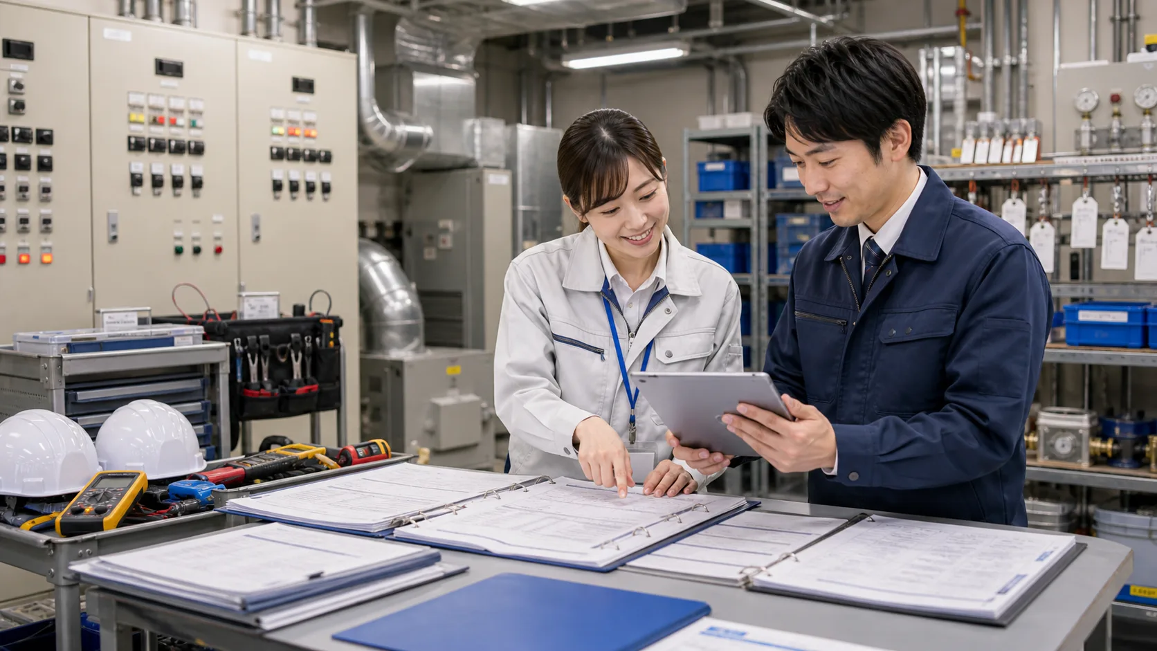 点検記録・故障写真の自動整理AIのイメージ
