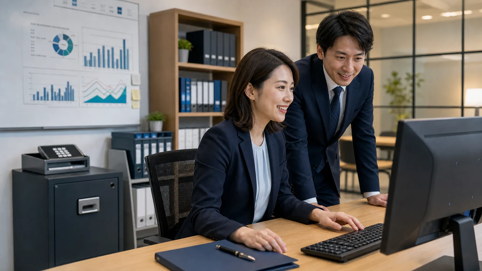 支払書類・入出金資料の自動整理AIのイメージ