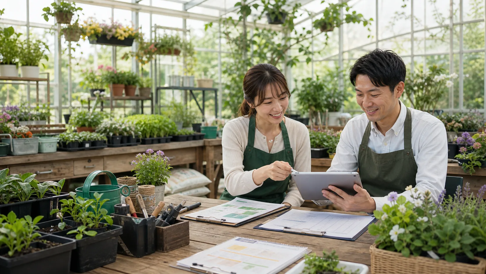 作品写真・講座資料の自動整理AIのイメージ