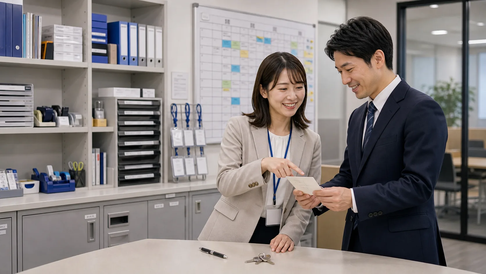 社内申請書・備品書類の自動整理AIのイメージ