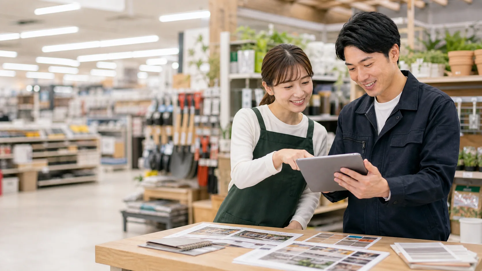 売場写真・商品資料の自動整理AIのイメージ