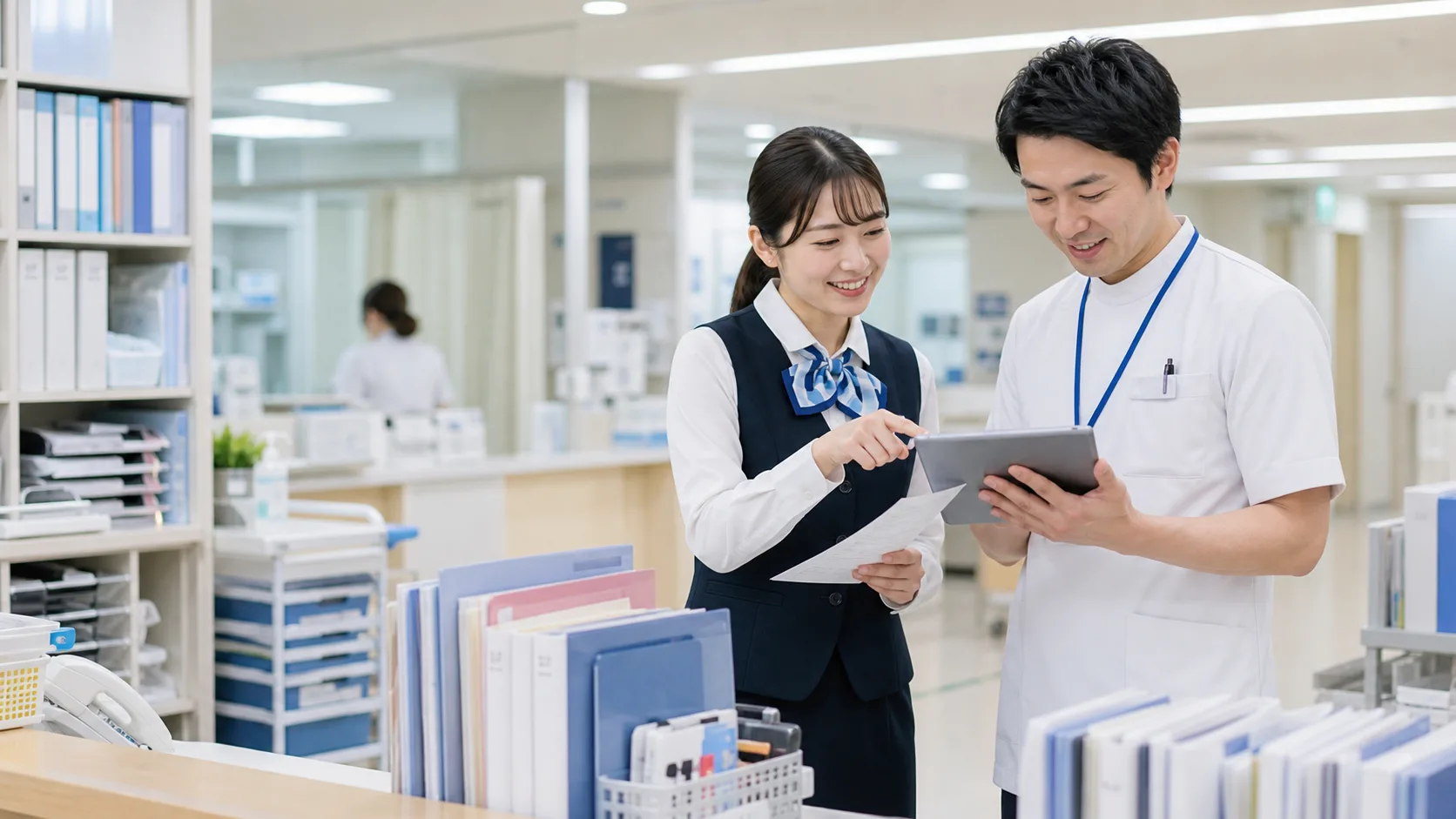 同意書・紹介状・申込書の自動整理AIのイメージ