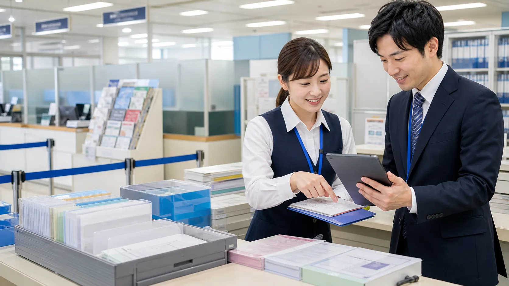 在留申請書類・添付資料の自動整理AIのイメージ
