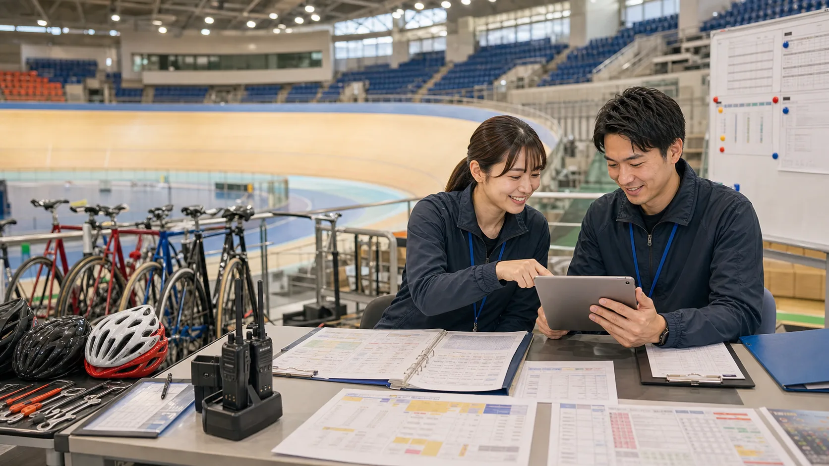 開催資料・施設記録の自動整理AIのイメージ