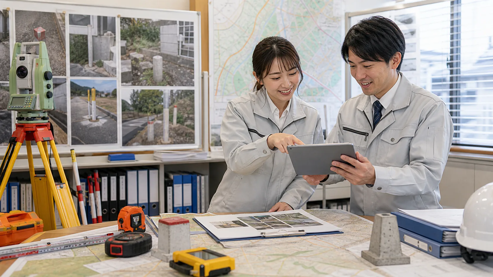 調査写真・図面資料の自動整理AIのイメージ