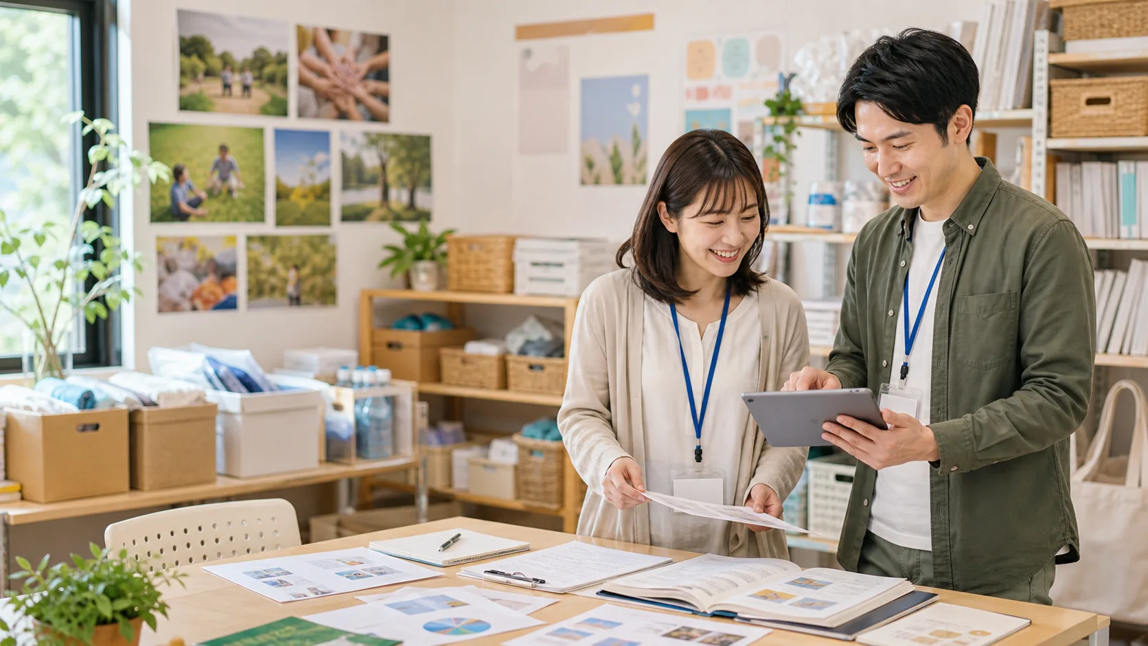 申請書・活動写真の自動整理AIのイメージ