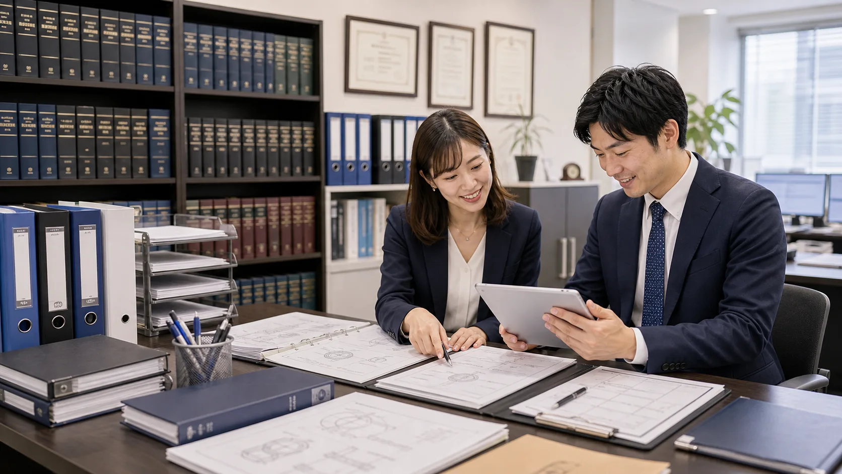 知財書類・出願資料の自動整理AIのイメージ
