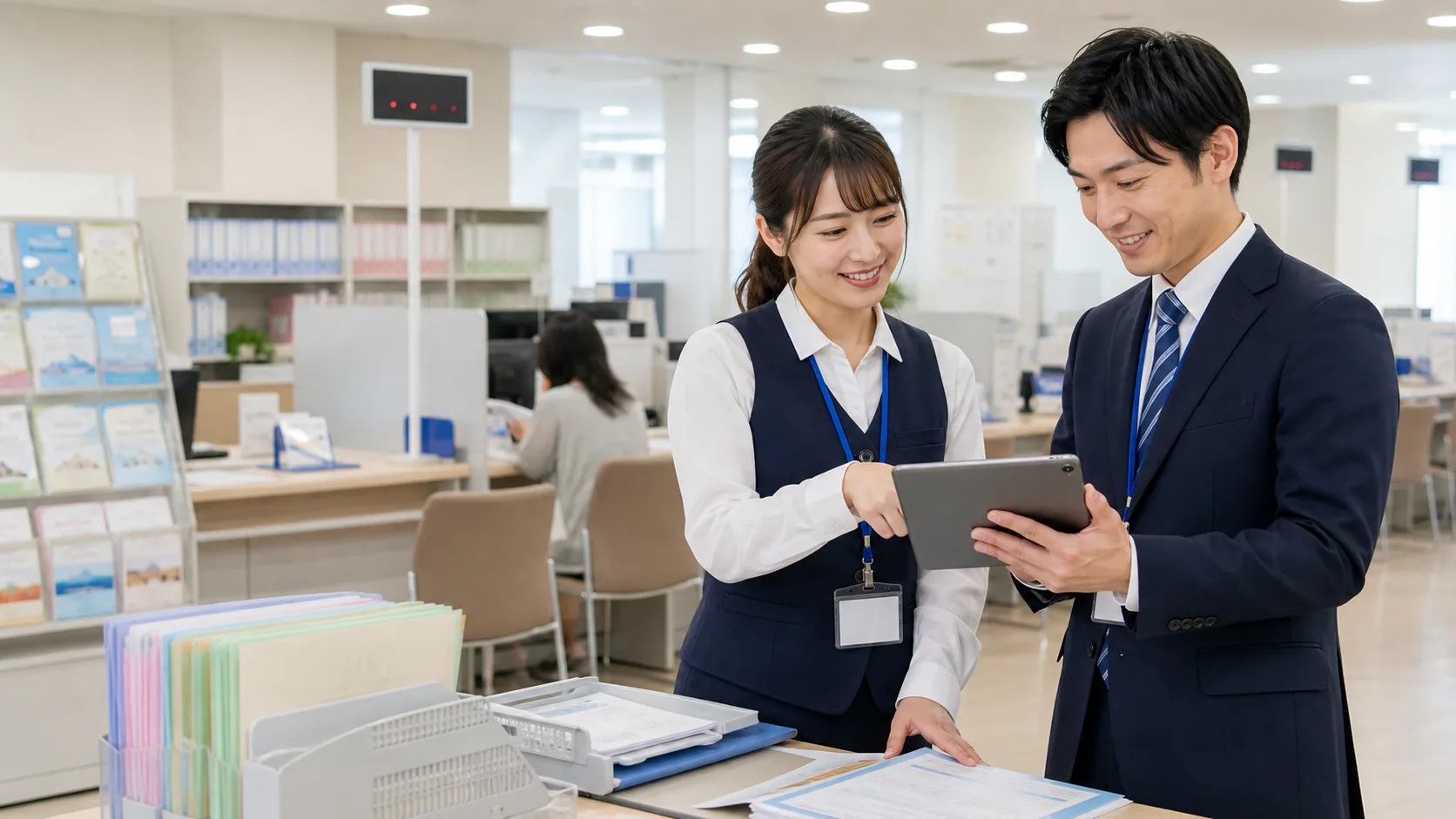 年金書類・届出資料の自動整理AIのイメージ