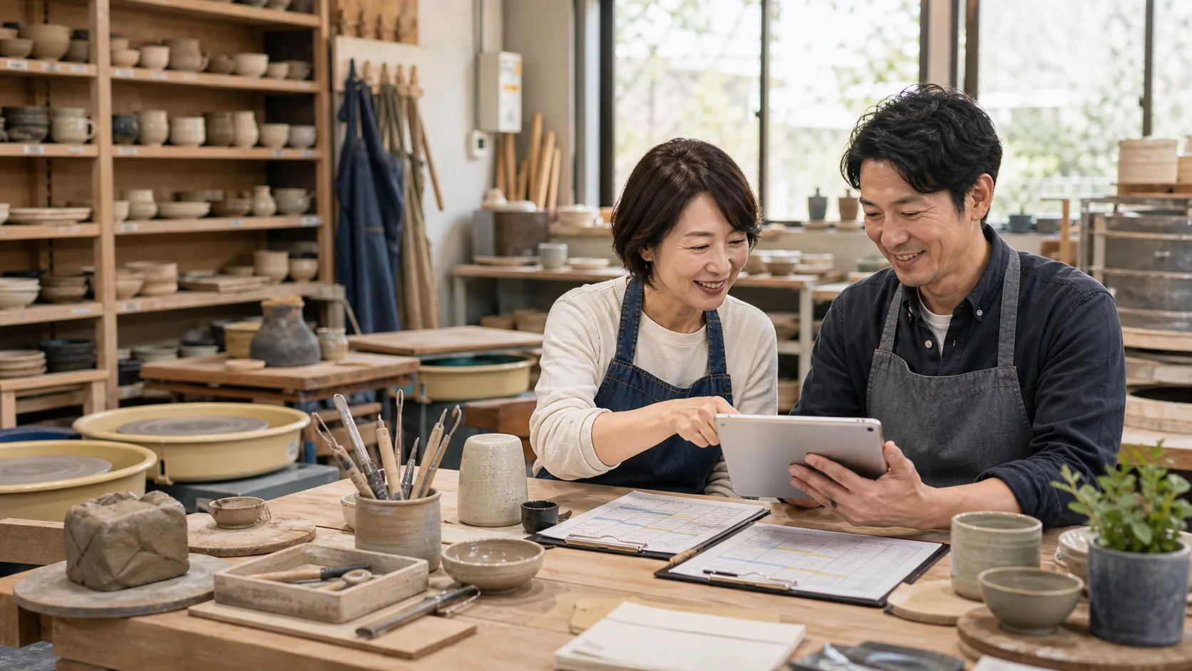 作品写真・講座資料の自動整理AIのイメージ