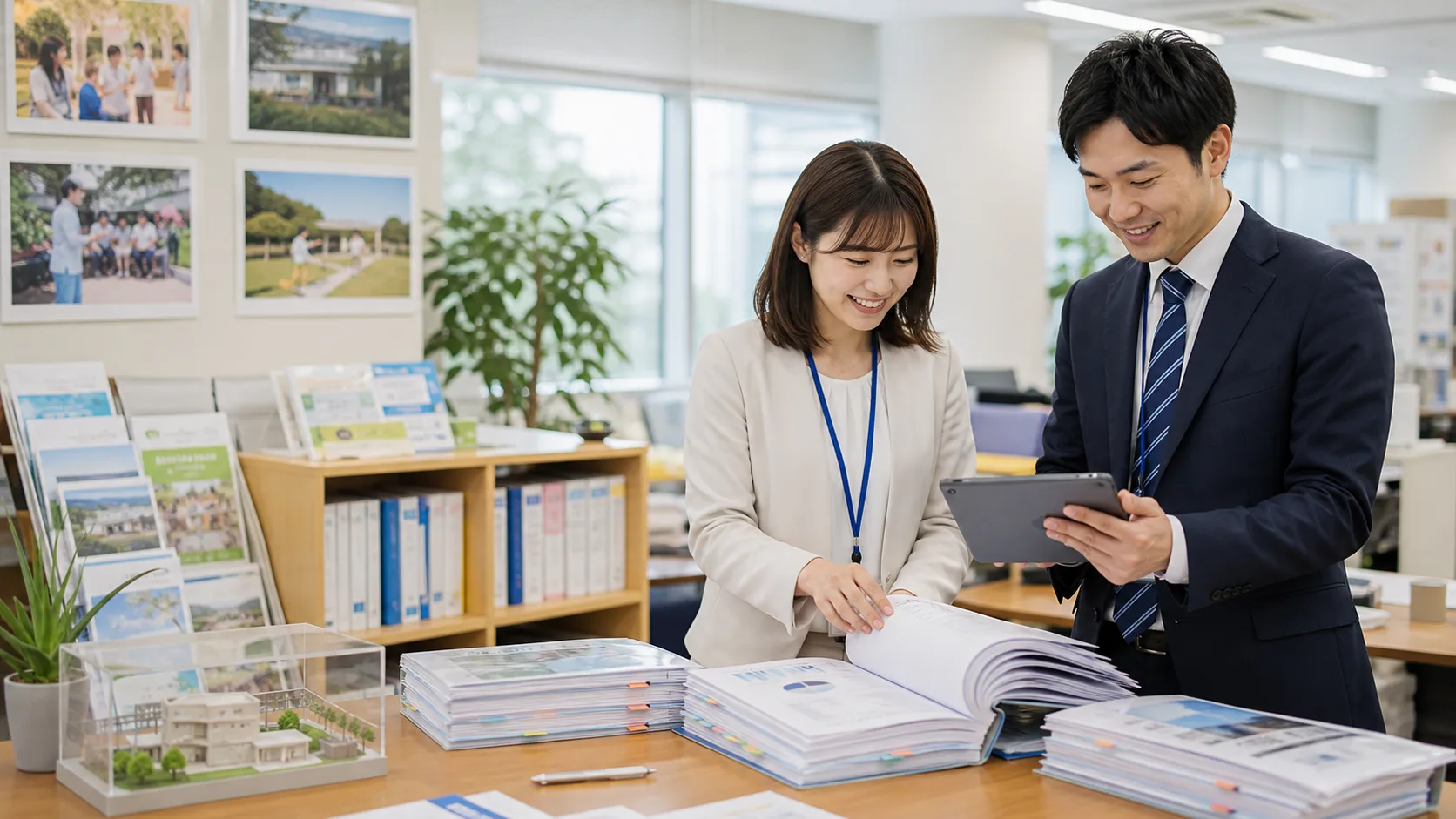 申請書・報告書の自動整理AIのイメージ