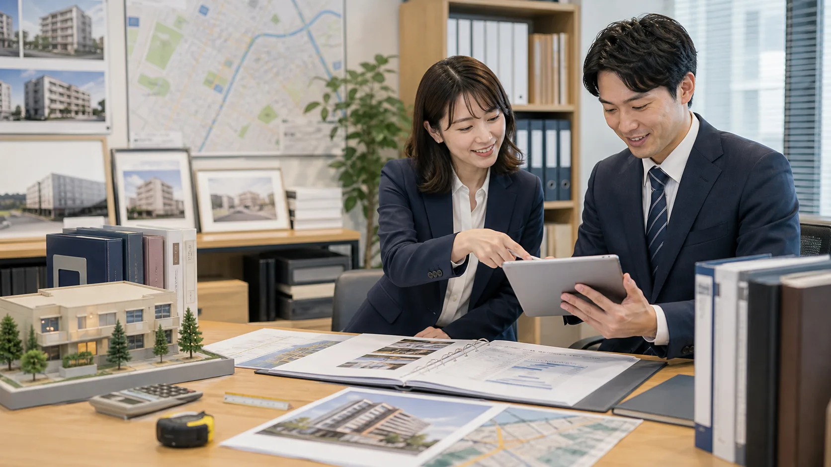 物件資料・鑑定資料の自動整理AIのイメージ