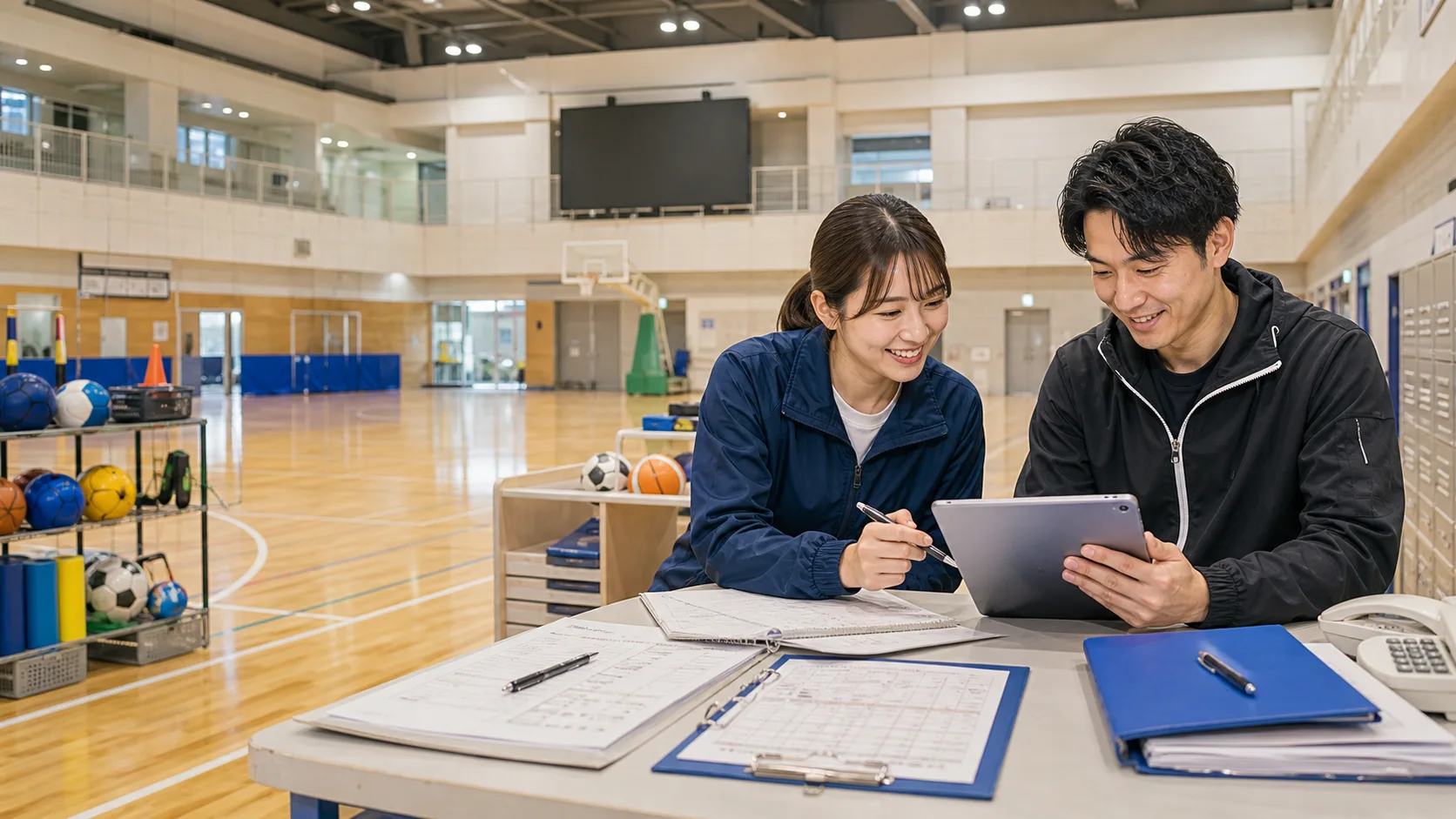 施設点検記録・利用申請書の自動整理AIのイメージ