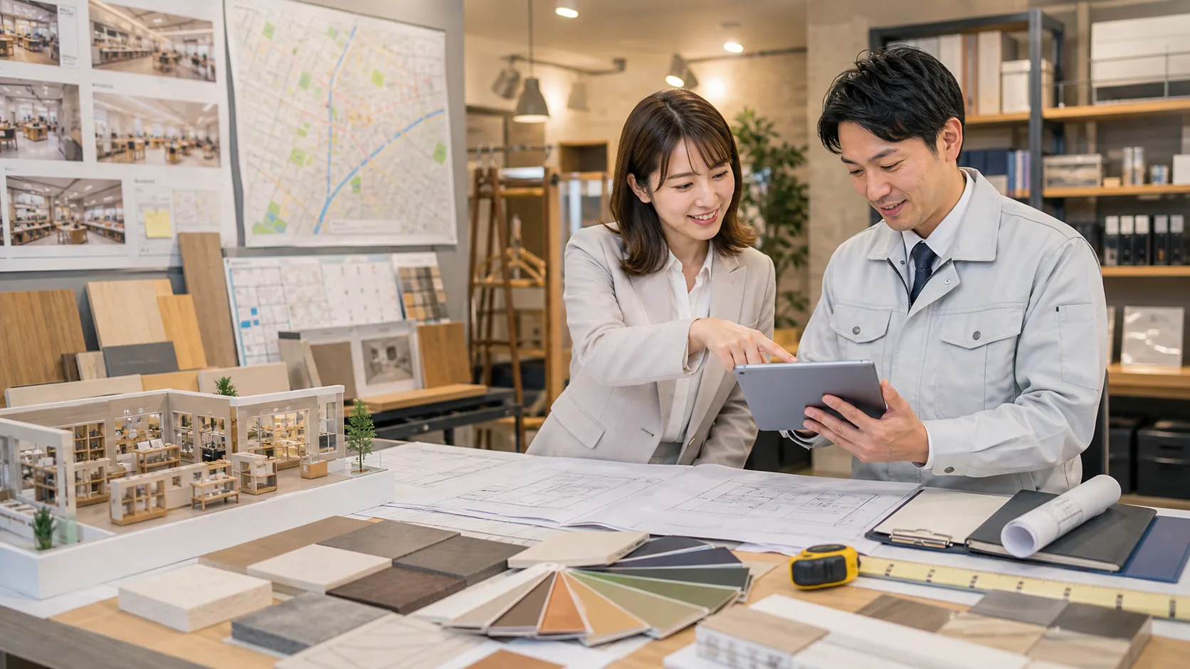 物件資料・工事写真の自動整理AIのイメージ