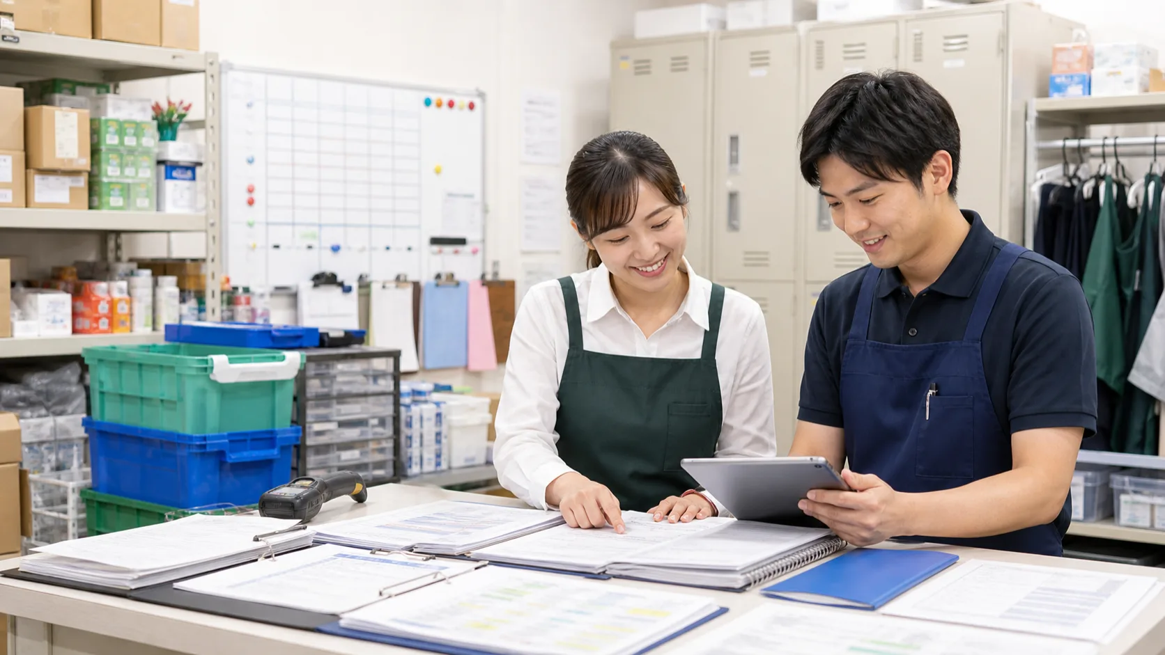 店舗写真・日報・研修動画の自動整理AIのイメージ