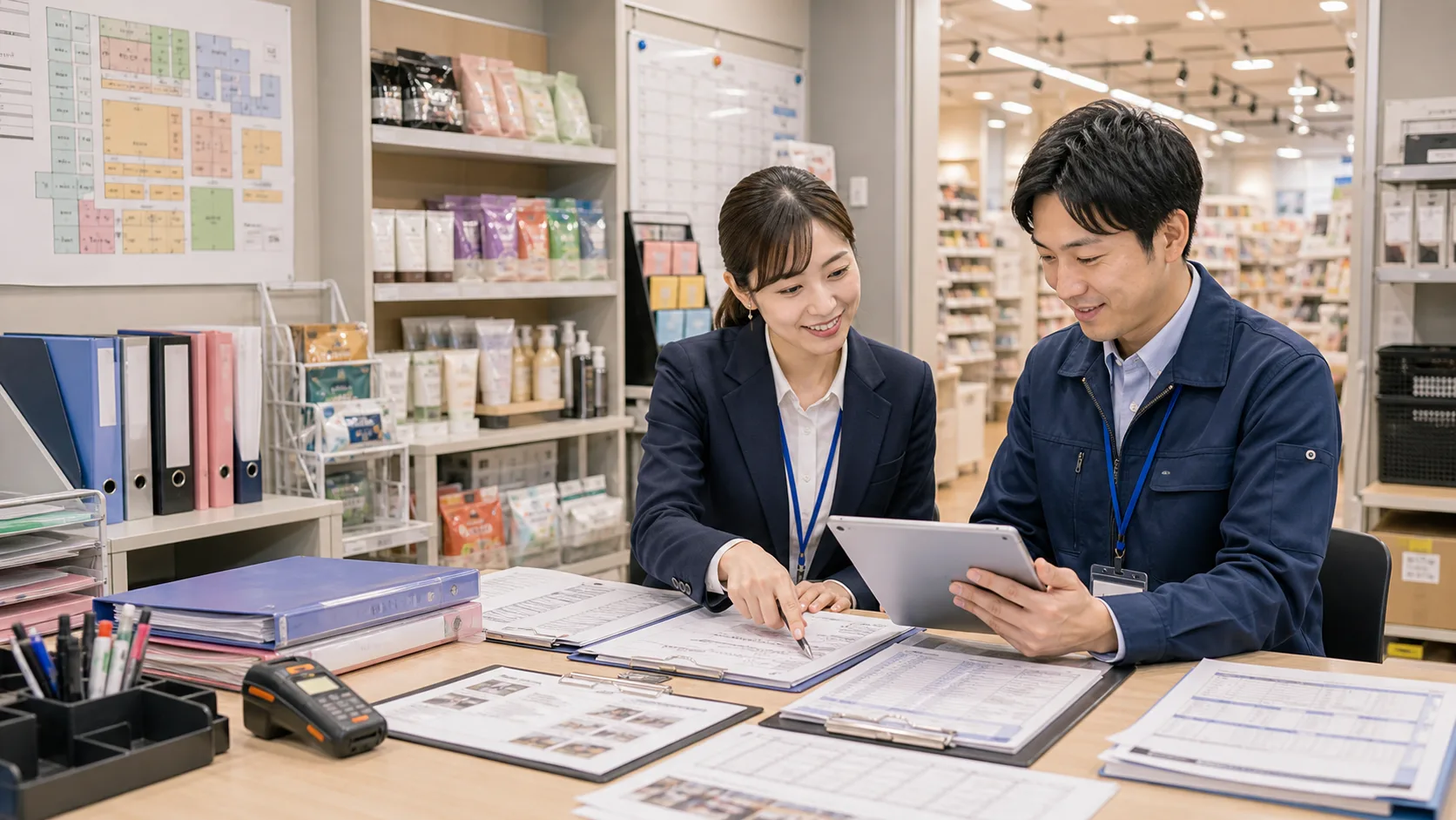 巡回写真・店舗報告の自動整理AIのイメージ