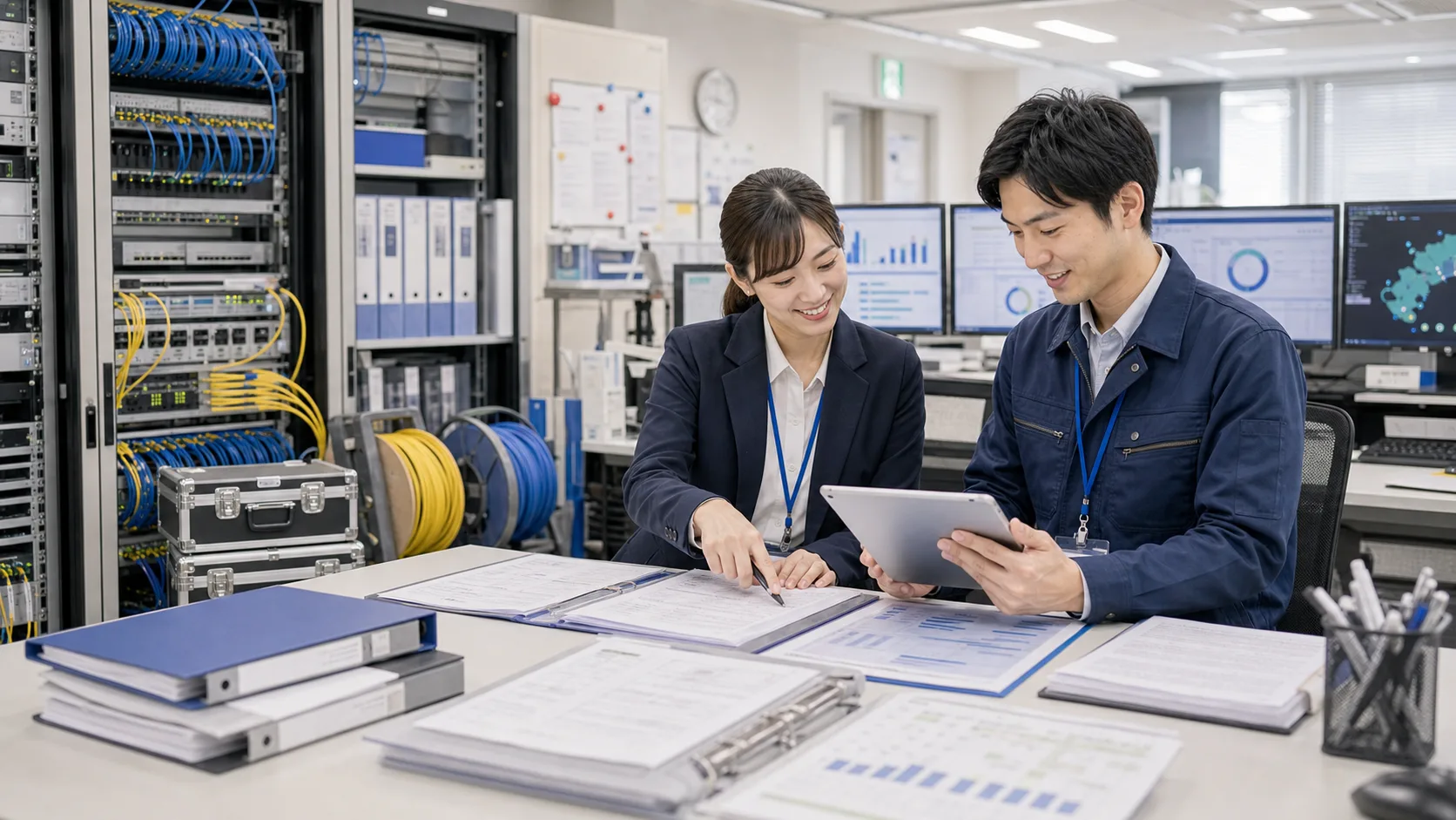 基地局資料・工事記録の自動整理AIのイメージ