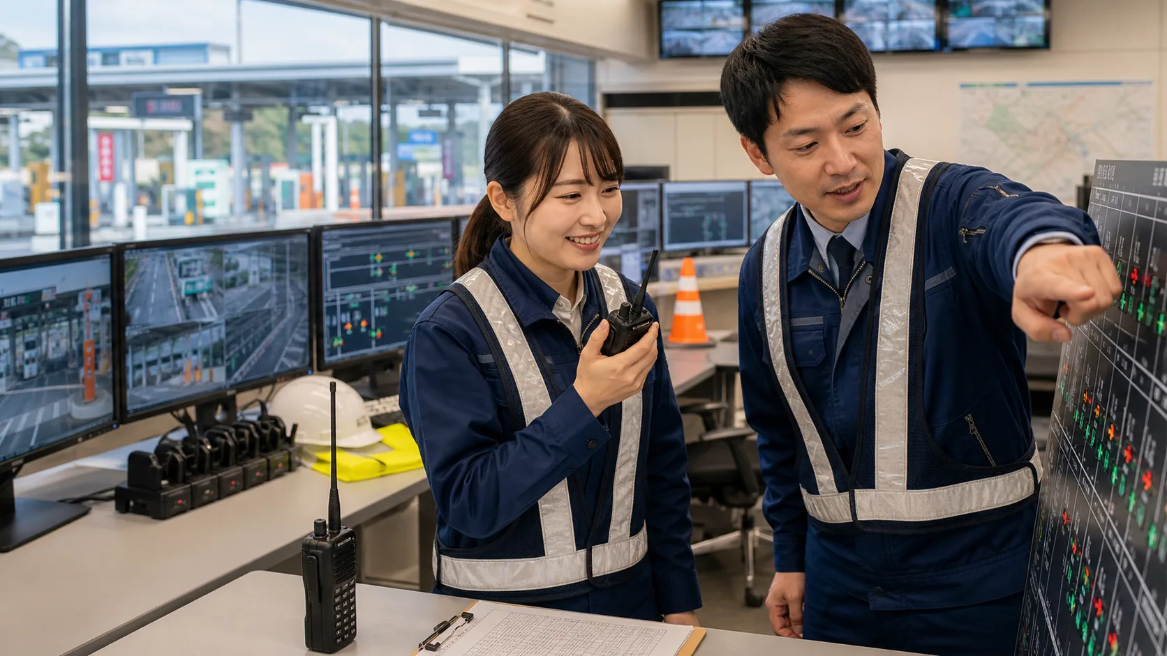 道路点検写真・保全資料の自動整理AIのイメージ