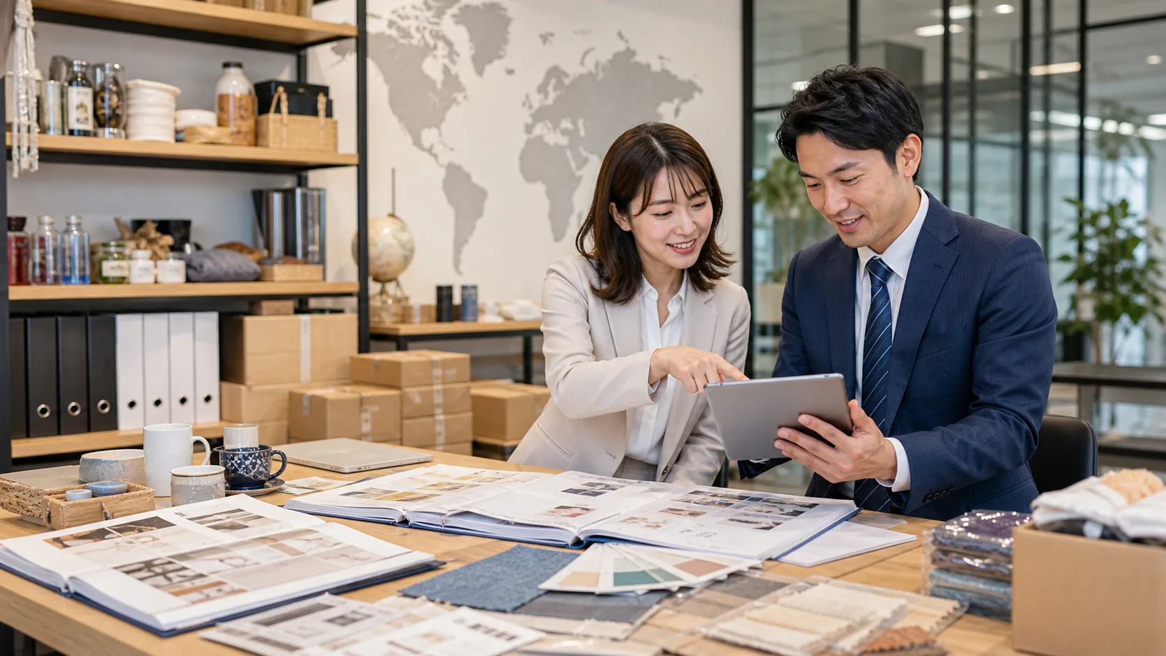 取引書類・商品資料の自動整理AIのイメージ