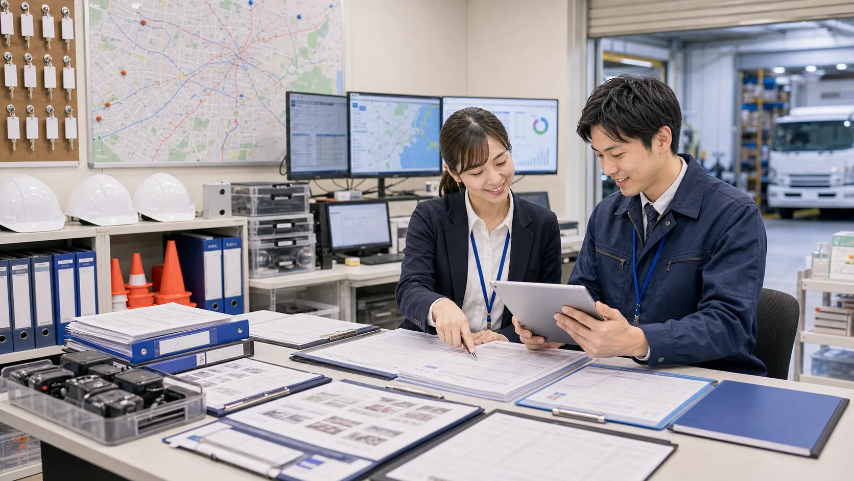 配送伝票・事故写真の自動整理AIのイメージ