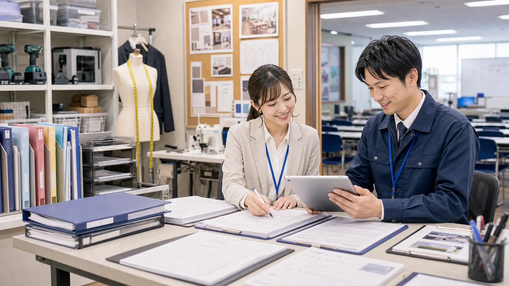 学生書類・実習資料の自動整理AIのイメージ