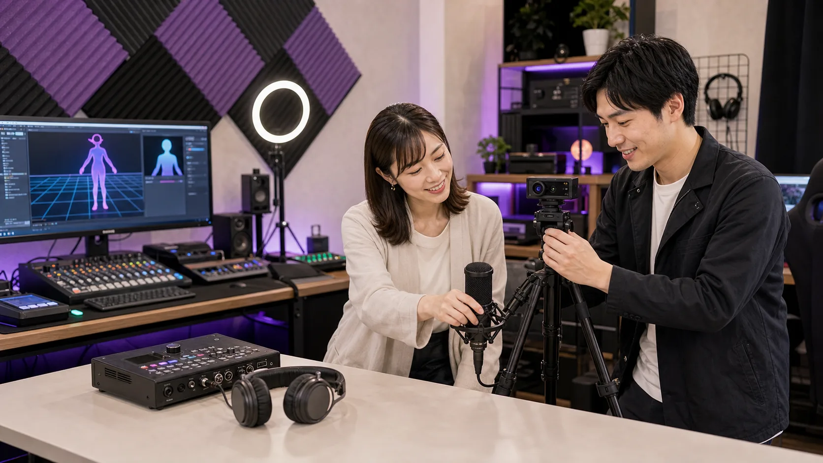 配信素材・キャラクター資料の自動整理AIのイメージ