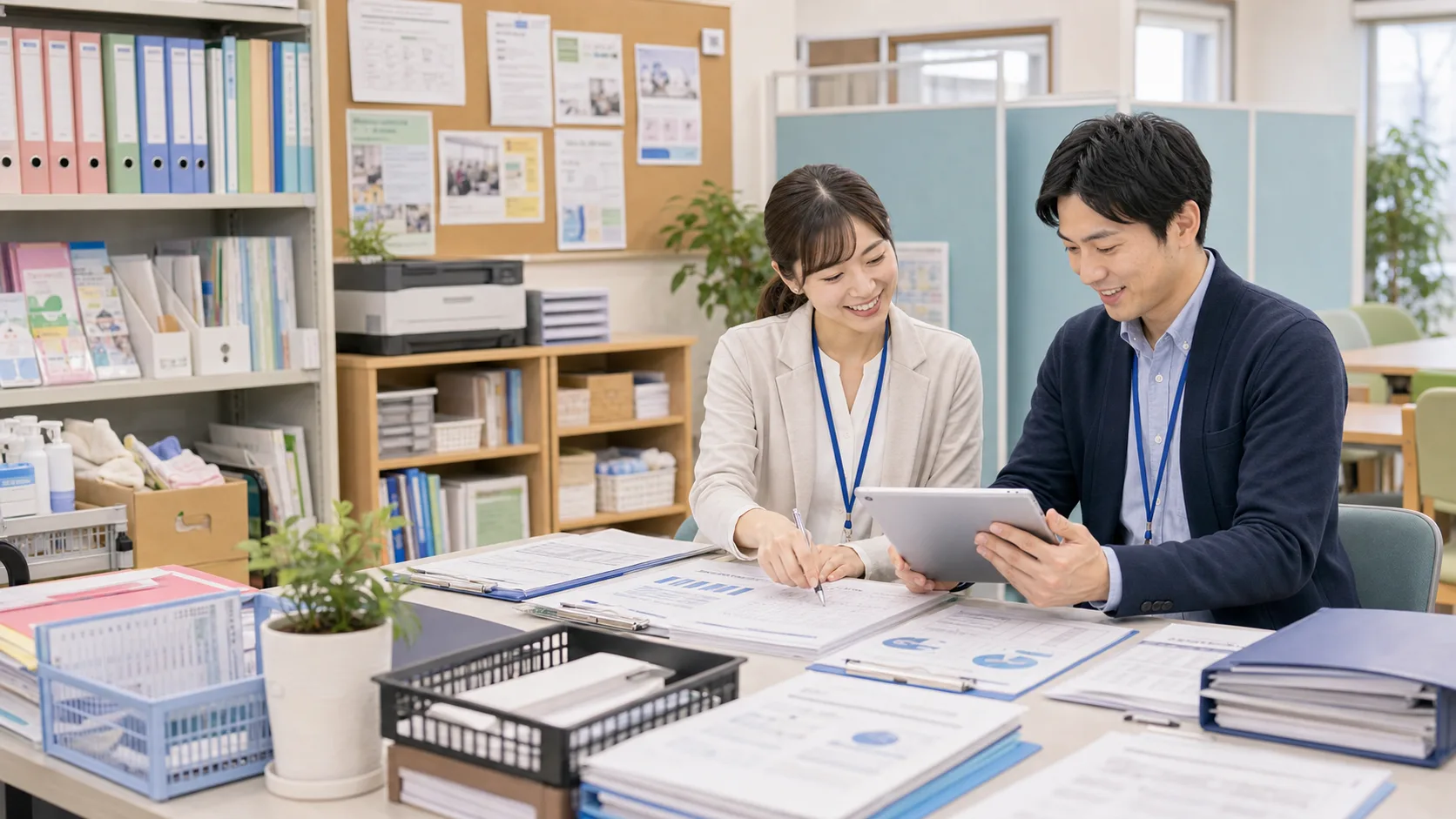 申請書・利用者書類の自動整理AIのイメージ